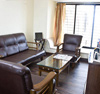 Natural Light Living Room in Service Apartments